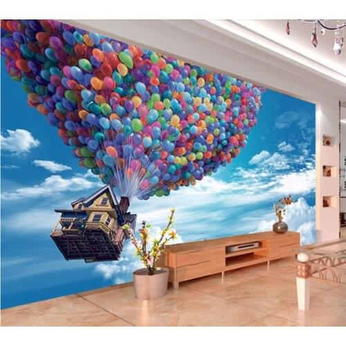 Wellyu Custom large wallpaper modern minimalist balloon living room bedroom TV background wall home decoration wallpaper