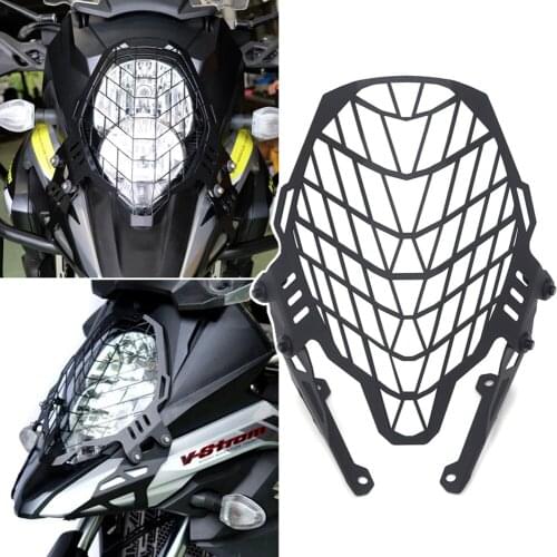 Motorcycle Headlight Protector Grille Guard Cover Motor Parts 17-19 For SUZUKI V-strom DL1000 DL650 DL1000 DL650 DL1000 DL650