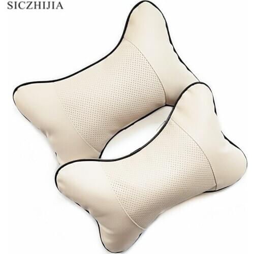 1 car seat leather headrest for SEAT Ibiza Leon Toledo Arosa Alhambra Exeo FR Supercopa Mii Altea Cordoba cupra concept