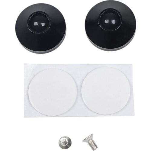 2 pcs\lot Sand-blast Anodized CNC Feet Screws Double Sided Tape Replacement For SP64 KBD75 Filco Melody 96 ID75 AMJ40 CNC Case