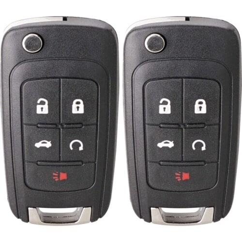 2PCS Car Key Fob Keyless Entry Remote Key for 2010-2019 Chevy Equinox,2011-2016 Chevy Cruze OHT01060512