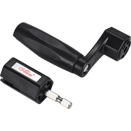 Alice A009CP Multifunctional Guitar String Peg Winder Bridge Pin Puller Electric Screwdriver Drill Bit Guitar Repair Tool