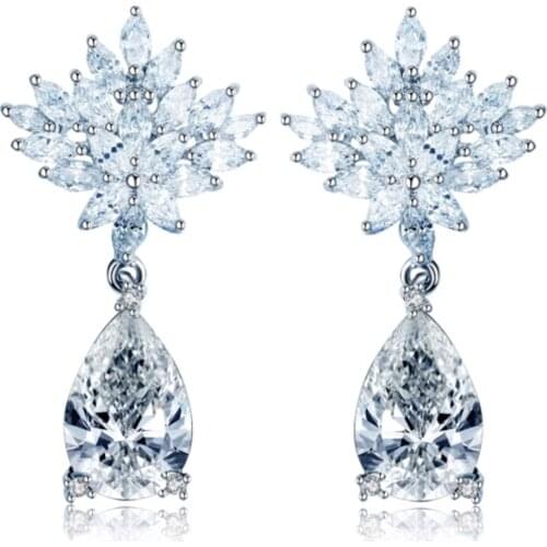 Monemel Swarovski Crystal Earrings Gift, Mother 'S Day Gift, C Earrings