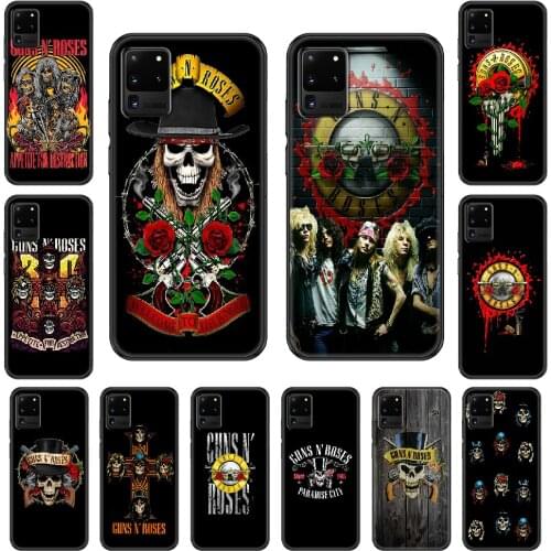 Rock Band Guns N Roses Phone case For Samsung Galaxy S 3 4 5 6 7 8 9 10 E Plus Lite Edge black art waterproof tpu cell cover