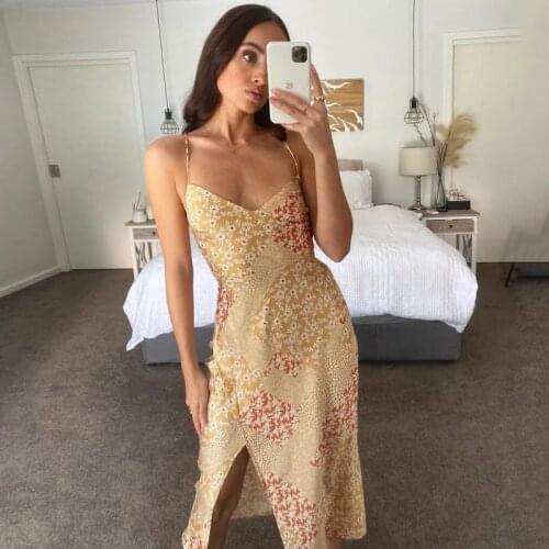 Lace Up Backless Summer Long Dress Women Elegant Party Maxi Sundress Chic Boho Beach Style Dress Vestido French Dress Women