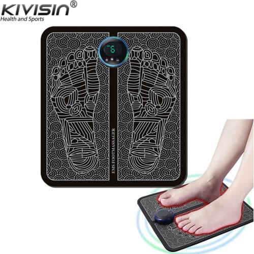 Electric Foot Massager Mat Massage Feet Muscle Stimulator Cushion Improve Blood Circulation Feet Reflexology Deep Kneading relax