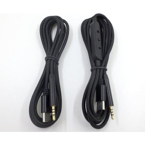 Replacement Audio TYPE-C to 2.5MM Cable for BOSE 700 QC25 QC35 OE2 Headphones Microphone Volume Control