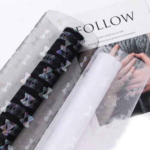 Creative Lace Mesh Gauze Flower Wrapping Paper Rroll Flower Bouquet Florist Supplies DIY Decor Florist Materials Craft Supplies