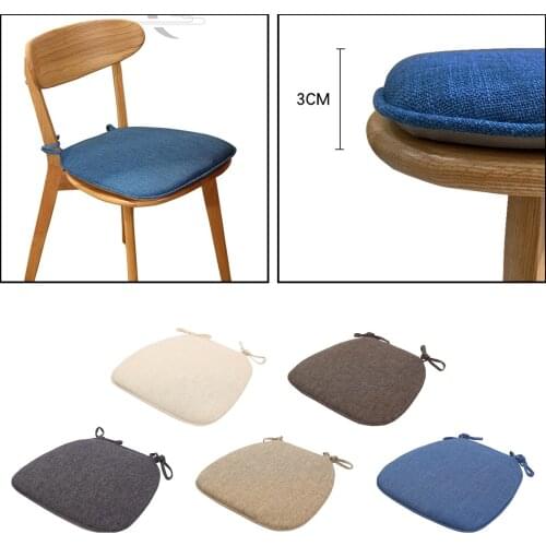 Chair Seat Pads Chair Seat Cushion with Ties Comfortable Sofat for Home