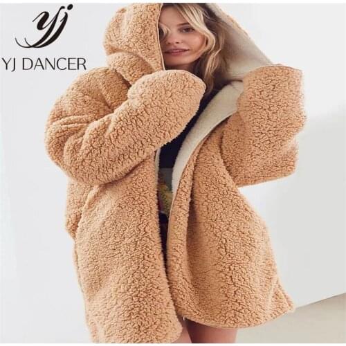 2019 New Fashion Double-sided Can Wear Autumn Winter Coat Women Thick Warm Casual Overcoat Lamb Cashmere Jacket Women ZZZ121