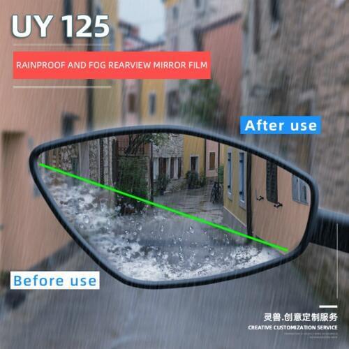 Motorcycle Spirit Beast Rearview Mirror Film Instrument High Definition Nano Coating Anti-fog Film for Suzuki UY125 GIXXER155