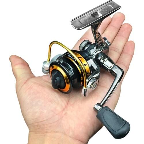 NEW Ice fishing line all metal Mini spinning wheel zinc alloy small exquisite trolling reel drum carp fly spooler machine