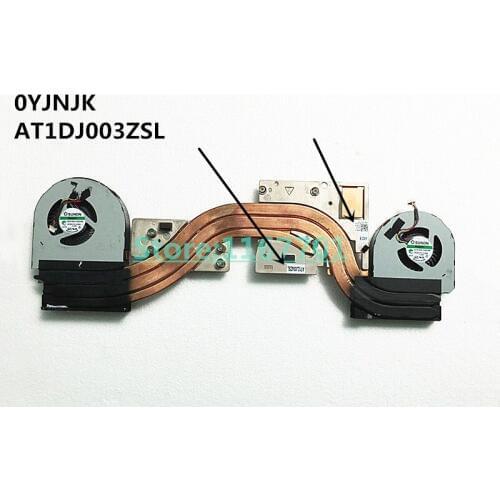 New Original Laptop/Notebook CPU/GPU Cooling radiator heatsink&Fan for Dell Precision M7710 7720 NV 0YJNJK YJNJK AT1DJ003ZSL
