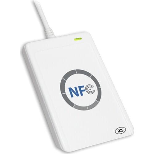 Original USB ACR122U NFC RFID Card Reader Writer For all 4 types of NFC (ISO/IEC18092) Tags +1 SDK CD