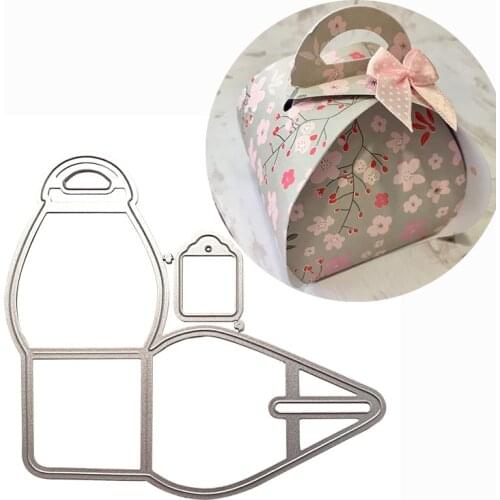 Package Box Metal Cutting Dies Stencil Scrapbooking DIY Album Stamp Paper Card Embossing Decor Craft New Dies for 2021