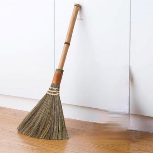 Wood floor sweeping broom soft hair fur household floor cleaning tools manual archaize broom sweeper