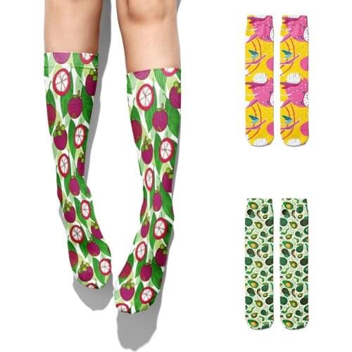 Fruit Juicy Cotton Socks For Women Unisex Casual Harajuku Cute Kawaii Socks Funny Summer Autumn Breathable Female Men Socks Sox
