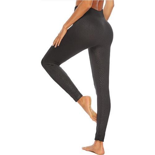 TENTEN Workout Leggings Womens High Waist Leggings Womens Fitness Legging Holographic Leopard Print Pants Jegging Joggers