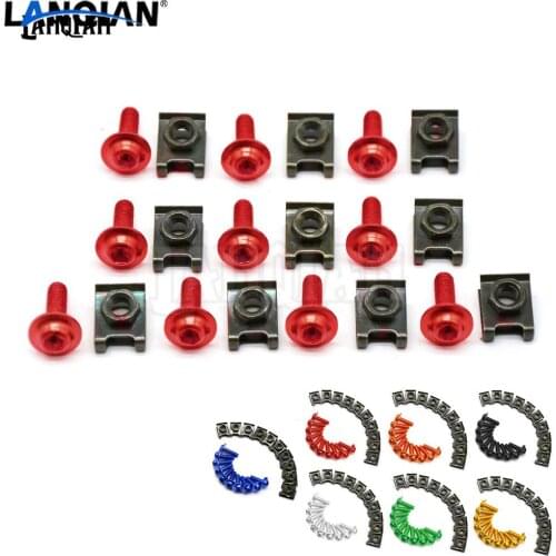 10PCS 6mm CNC motorcycle body work fairing bolts screws For HONDA PCX 125/150 PCX125 PCX150 all years PCX125 150