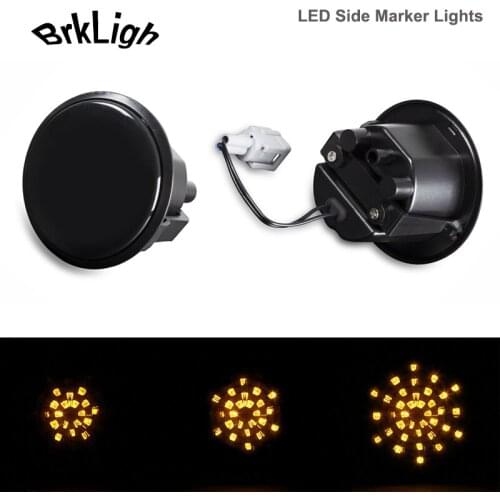 2Pcs Dynamic Amber LED Side Marker Wing Indicator Light Turn Signal Lamps For Nissan 370 Z Coupe Nismo Roadster Z34 2009-2020