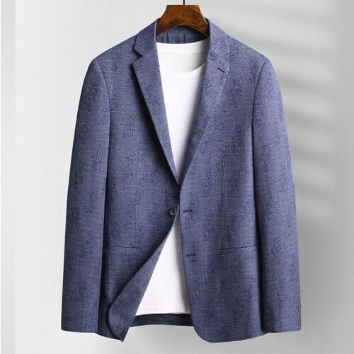 2021 classic Fashion Suit Men Fashion Spring Autumn Youth Elastic Single Breasted Smart Casual Blazers Men Suits Plus Size M-4XL