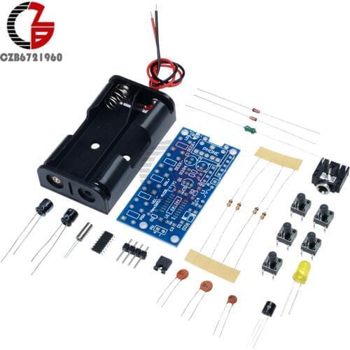 76MHz-108MHz Wireless Stereo FM Radio Receiver Module PCB Board DIY Kits DC 1.8V-3.6V Frequency Modulation Transmitter FM