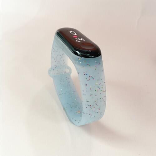 Fashion Kids Watches Boys Girls Rectangle Dial Clock Digital Wrist Watch Women Men Led Electronic Childrens Gift Montre Enfant