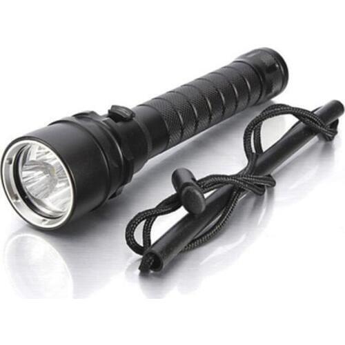 Black Waterproof 8000LM 3x XML L2 LED Scuba Diving Underwater 100M Flashlight Torch Waterproof Bike Light #15