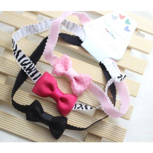 F25 childrens jewelry leopard dot bow headbands girls accessories 3pcs/lot Baby Newborn Kid Headdress Child Hair Accessories