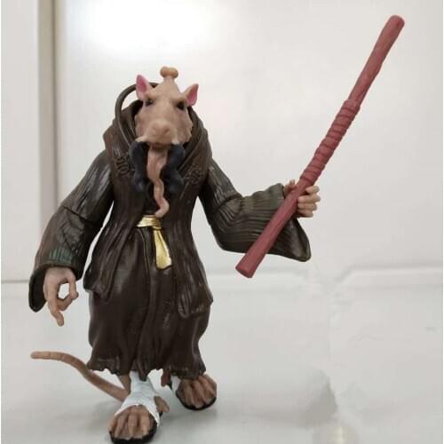 The sewer turtles anime action figure prefect quality Splinter Bebop handmade toys for children