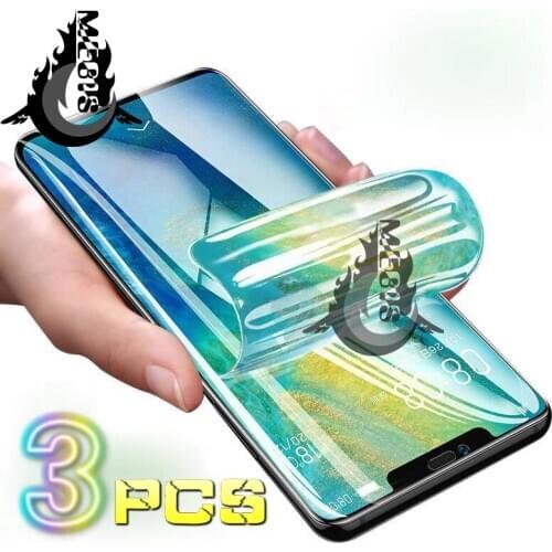 3P Full Hydrogel Film For iPhone 12 11 Pro XS MAX XR X Screen Protector For iPhone 7/8/6/6s Plus Protective Film iPhone SE 2020