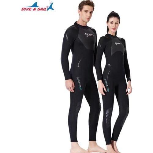 Dive & Sail 1.5MM Diving suit dive Equipment Water Sports Wet Jump Suits Swimwear Wetsuit Winter For Women/Man Neoprene Wetsuits