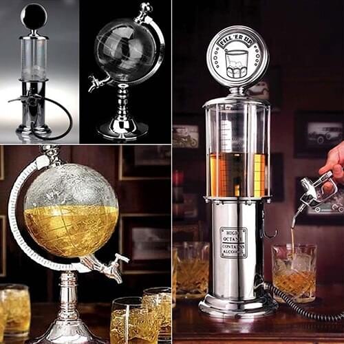 Global Stylish Multi-occasional Attractive Practical Convenient Novelty Fill Up Gas Gun Pump Drinking Alcohol Liquor Dispenser