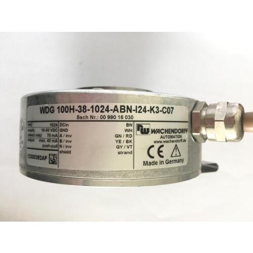 Elevator encoder WDG 100H-38-1024-ABN-I24-K3-C07, new imported from Germany