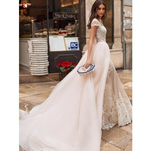 KOMGGMO Mermaid Silhouette Wedding Dresses