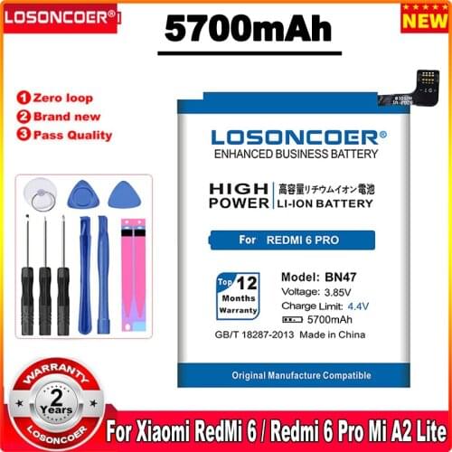LOSONCOER Xiaomi Mi 6 Phone Batteries