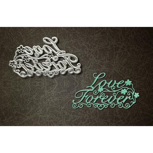 Metal lover forever cutting Dies Stencils for DIY Scrapbooking photo album Decorative Embossing DIY Paper Cards