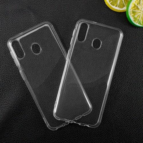 For Samsung Galaxy M20 M10 TPU case soft shell transparent protective sleeve silica gel full package anti-falling soft shell