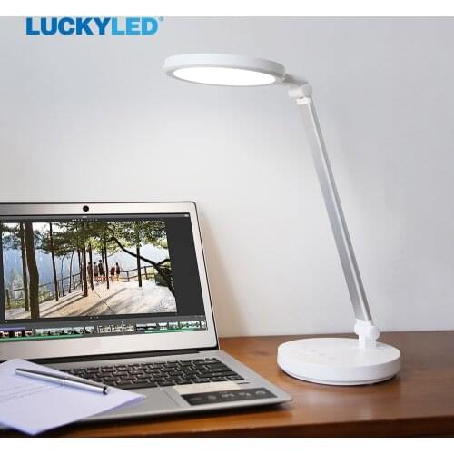 LUCKYLED Desk Lamp Modern Style 4.5W Adjustment for Foldable Bendable for Studying Reading Working with Touch Control Dimming
