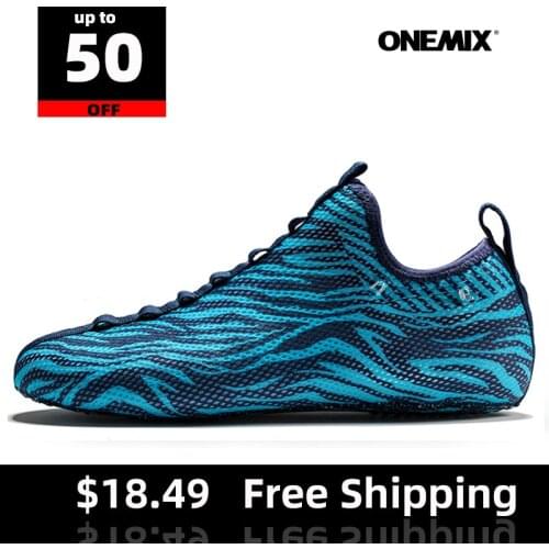 ONEMIX Men Socks Shoes Women Slip-on Slipper High-elastic No Glue Environmentally Light Socks Man Indoor Working Socks Shoes