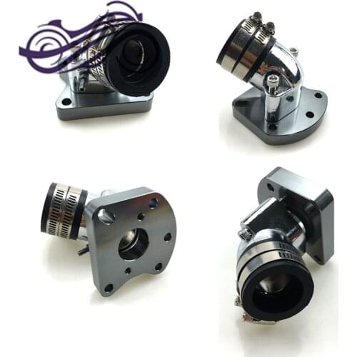 Refitting general-purpose aluminum alloy increase Carburetor intake manifold interface For Honda DIO50 ZX AF34 AF35/38 scooters