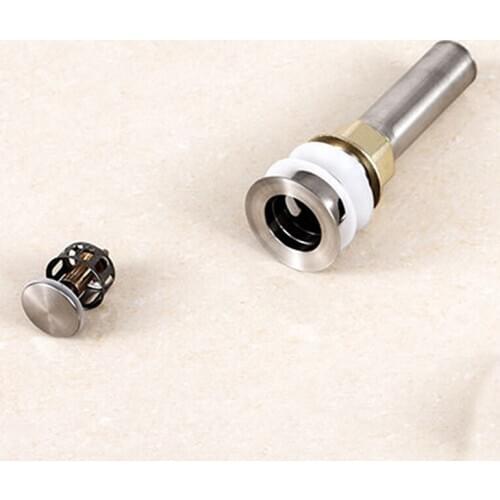 Stainless Steel Bathtub Spring Up Drains Bath Shower Basin Sink Drain Filter Strainer Waste Finished Drainer Bathroom Hardware