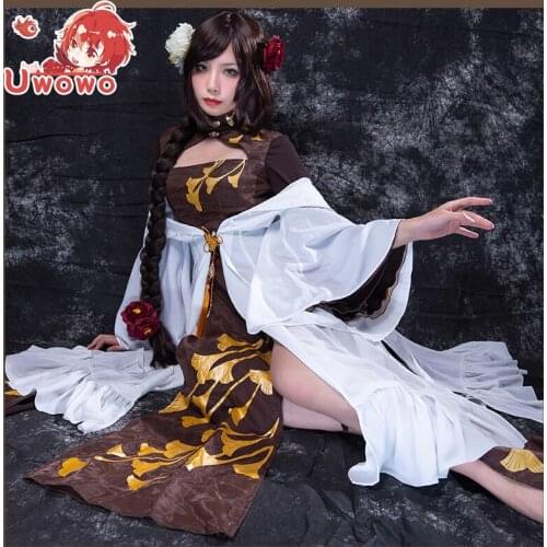 STOCK Game Fate/Grand Order Yu Mei-ren Cosplay Costume Fourth Anniversary 2021 New