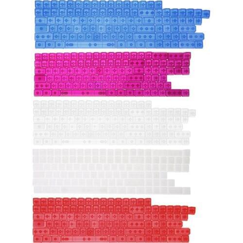 104 Keys Transparent ABS Blank Keycaps For OEM MX Switches Gaming Keyboard