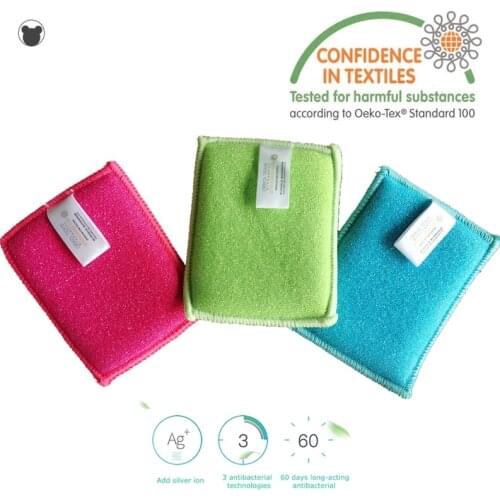 5PCS Double-sided kitchen sponge brush Dish Washing cleaning brush kitchen washing for tablewere dishes kitchen cleaning sponges