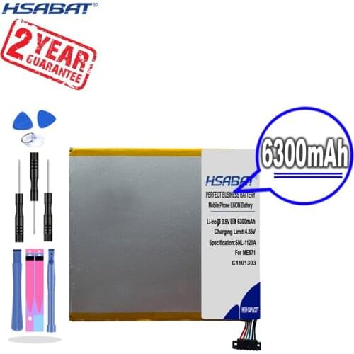 New Arrival [ HSABAT ] 5250mAh C11P1303 Battery for Asus Google Nexus 7" 7 II 2 2nd Gen 2013 ME571 ME57K ME57KL K009 K008