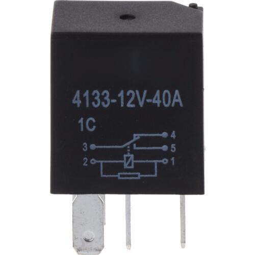 Automotive 12V 40A 5 Pin Relay Long Life Time Delay Automotive Relays For Car