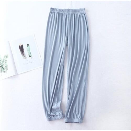 New Modal Lantern Womens Trousers Spring Summer Loose Casual Home Pants Sweatpants for Women Lounge Wear Pajamas Pant Plus Size