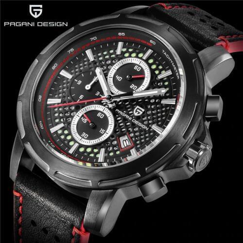 PAGANI Design Mens Watches Fashion Blue Big Dial Waterproof Sport Watch Men Quartz Wrist Watch Relogio Masculino Reloj Hombre