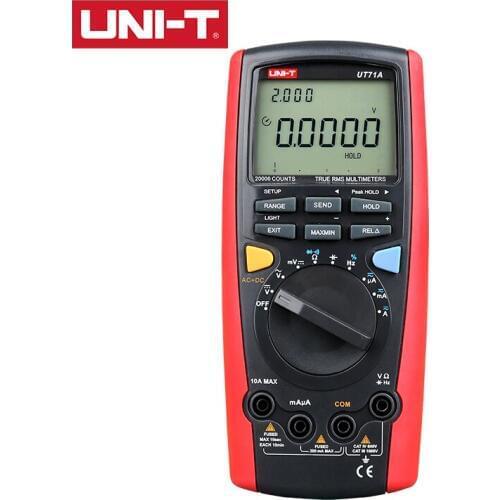 UNI-T UT71A/UT71B/UT71C/UT71D/UT71E Middle Size Lntelligent Digital Multimeter AC/DC True RMS LCD Backlight MAX/MIN/REL Modes